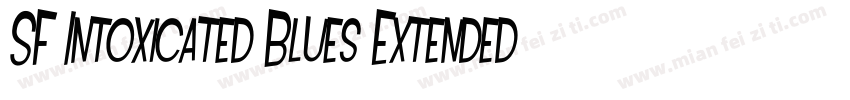 SF Intoxicated Blues Extended Oblique字体转换